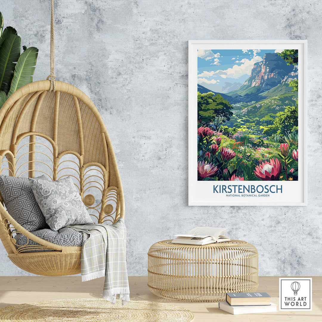 Kirstenbosch Travel Poster-This Art World