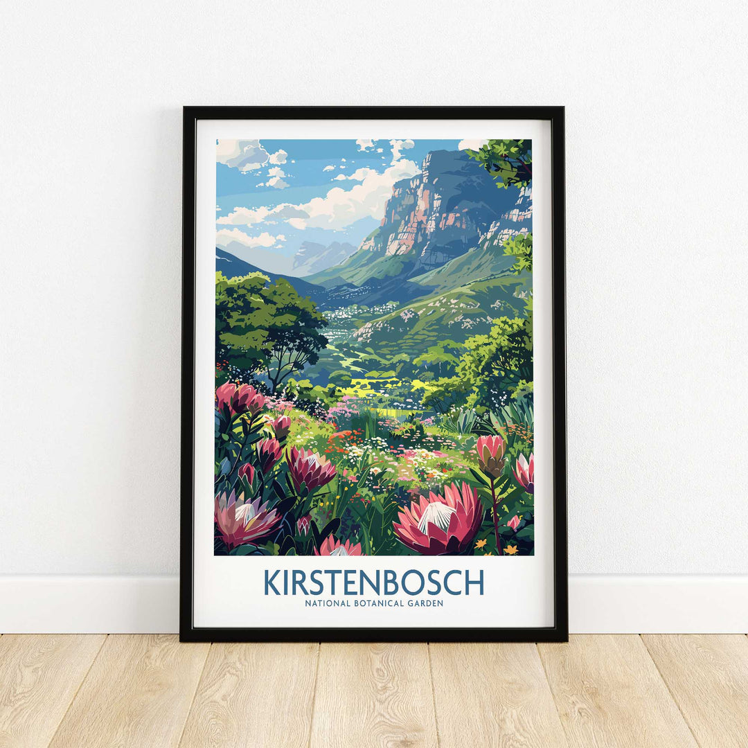 Kirstenbosch Travel Poster-This Art World