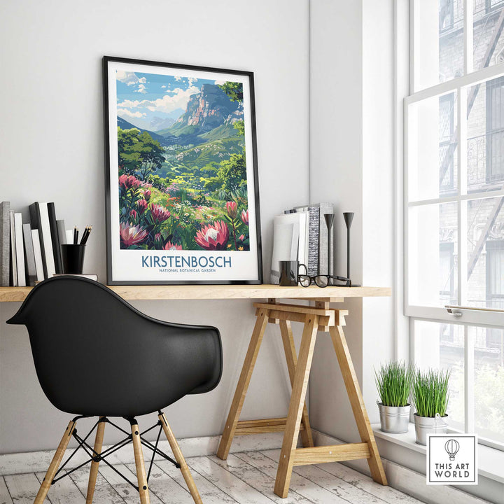 Kirstenbosch Travel Poster-This Art World