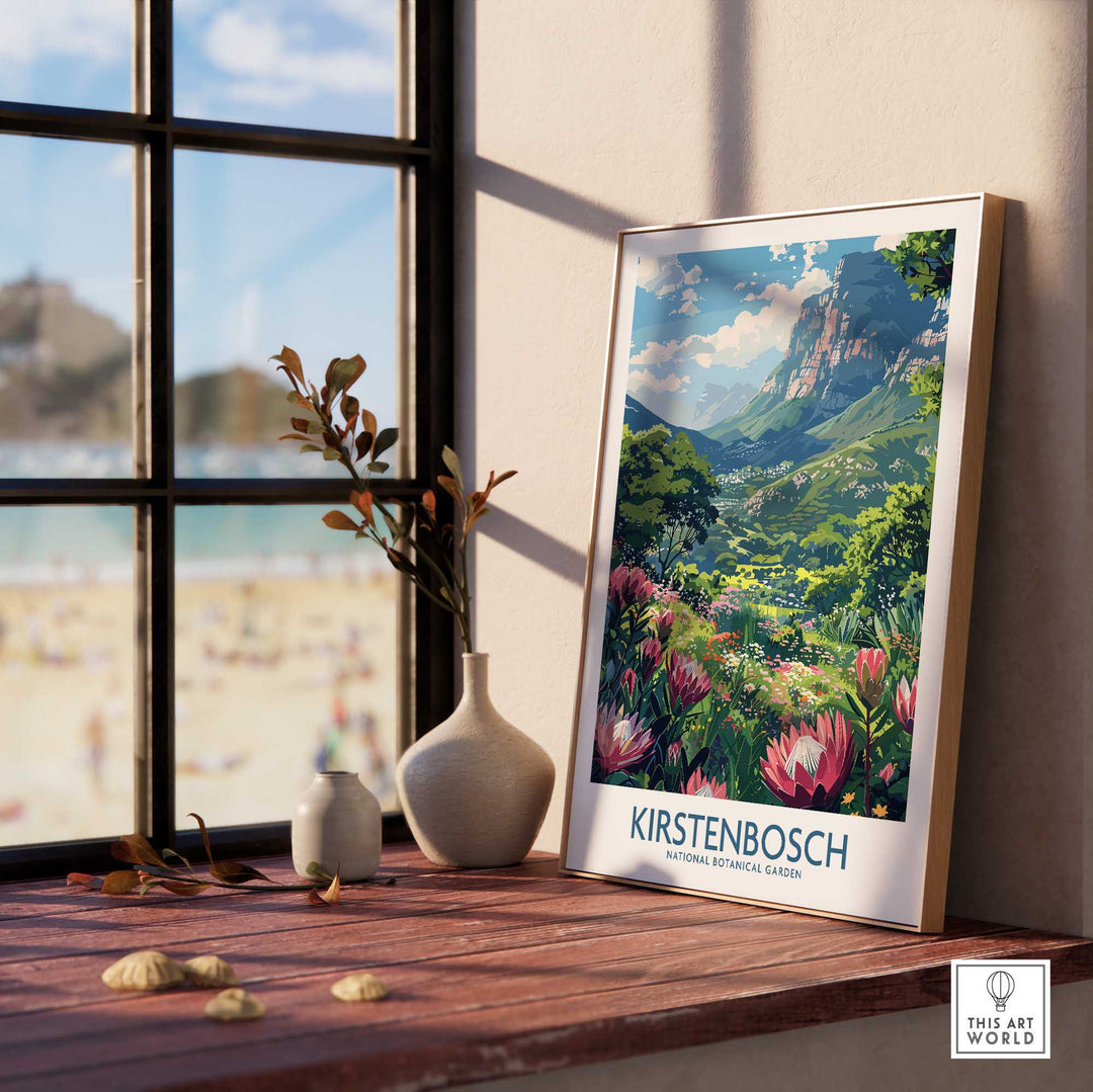 Kirstenbosch Travel Poster-This Art World