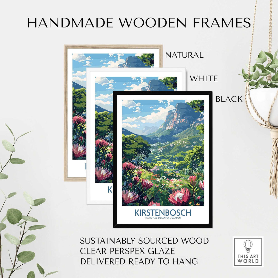 Kirstenbosch Travel Poster-This Art World