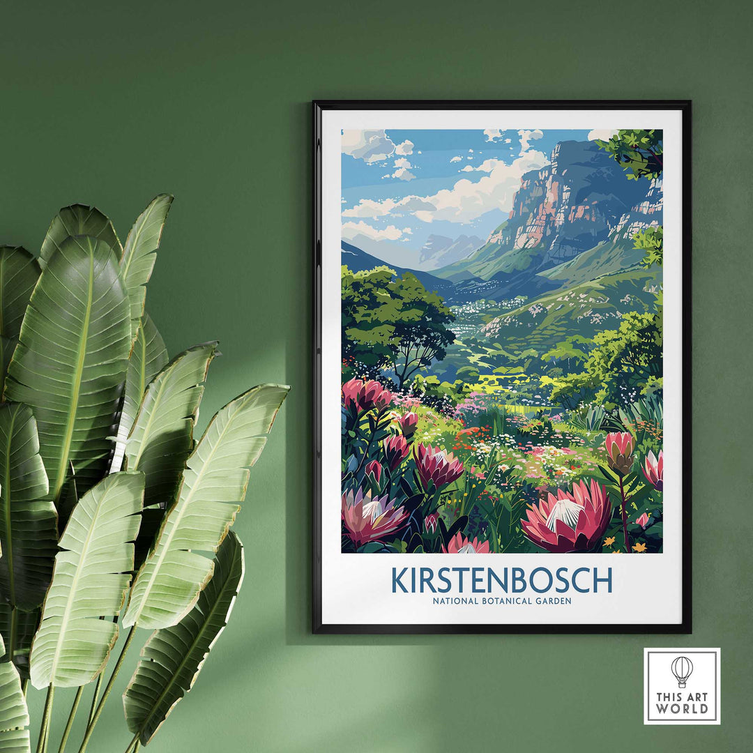 Kirstenbosch Travel Poster-This Art World