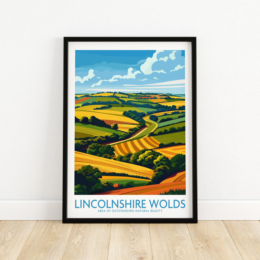 Lincolnshire Wolds Print
