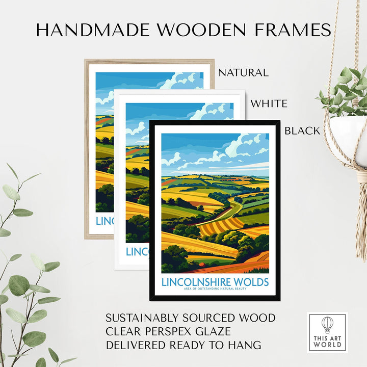 Lincolnshire Wolds Print
