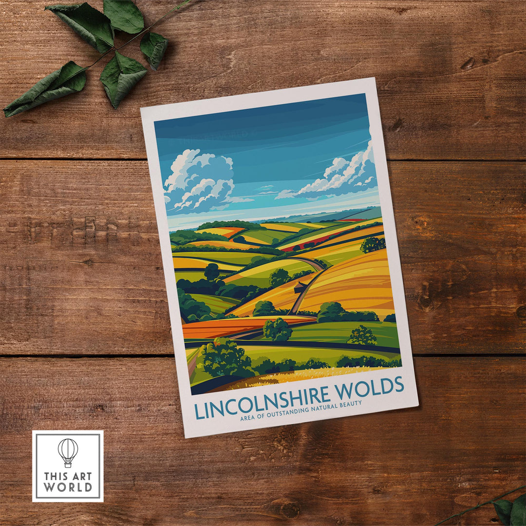Lincolnshire Wolds Wall Art Poster