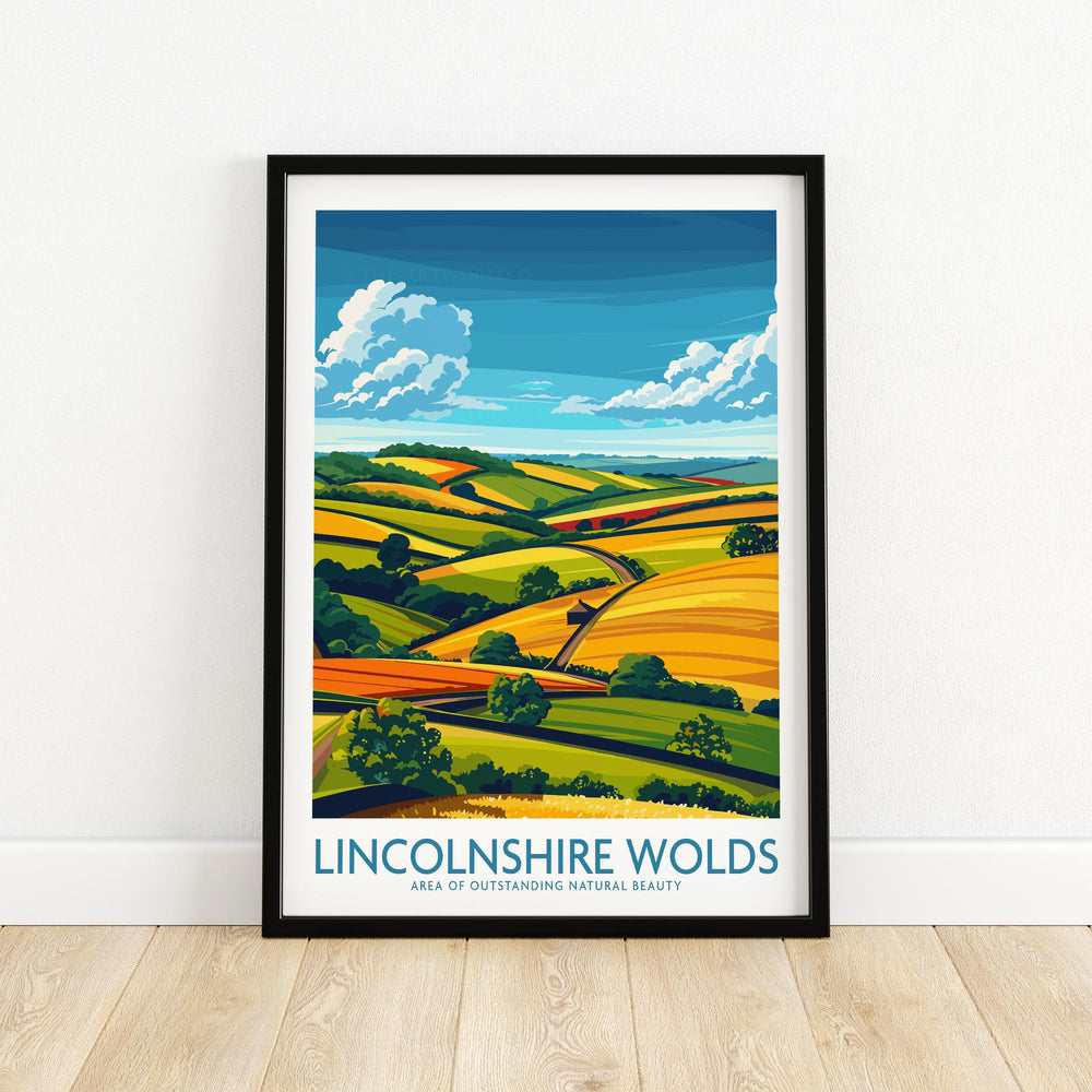Lincolnshire Wolds Wall Art Poster