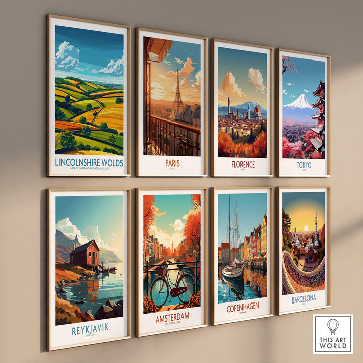 Lincolnshire Wolds Wall Art Poster