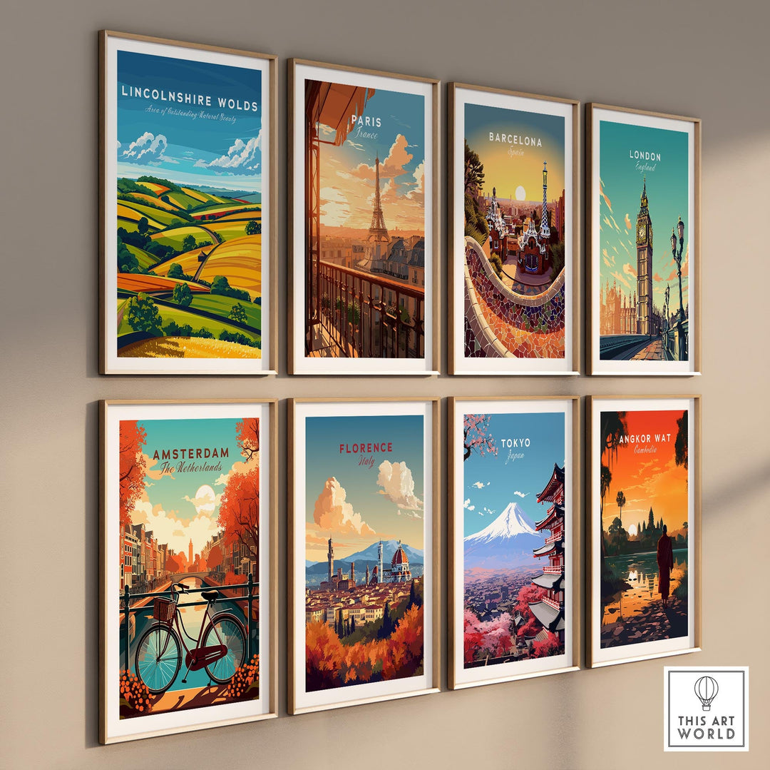 Lincolnshire Wolds Wall Art Print