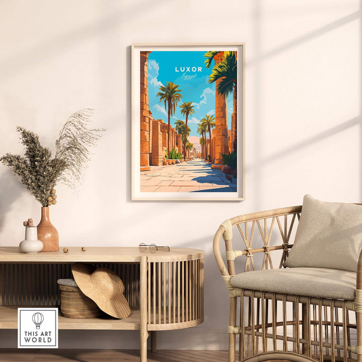 Luxor Travel Print