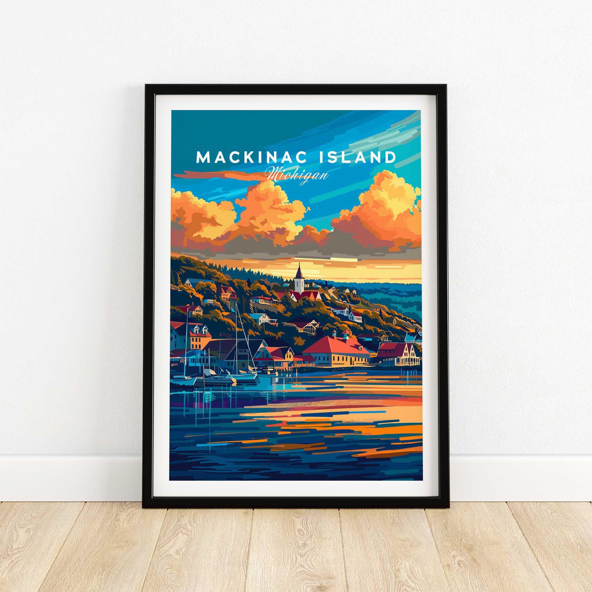 Stunning Mackinac Island Poster for Home Decor – This Art World