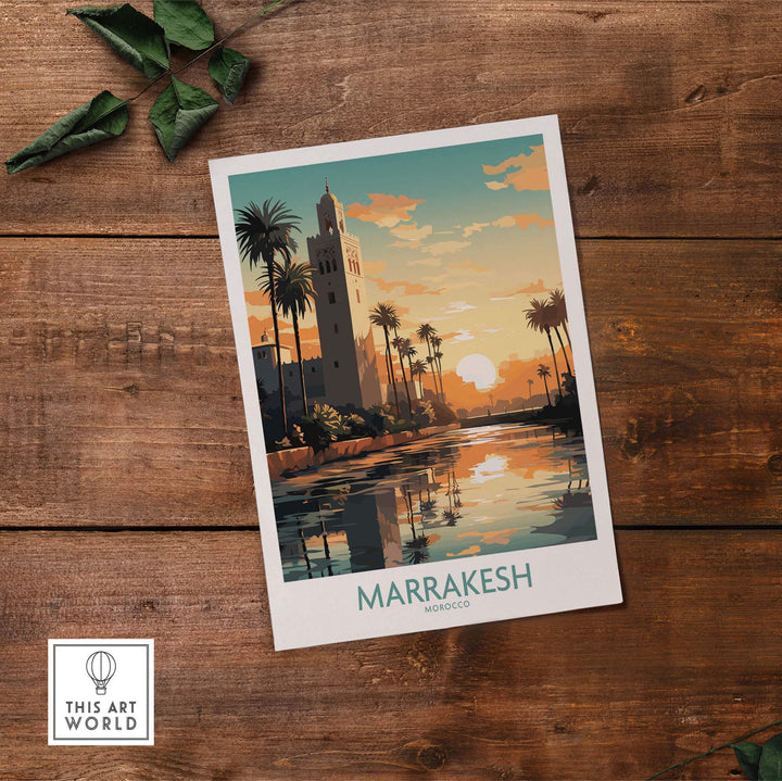 Marrakesh Wall Art part of our best collection or travel posters and prints - This Art World