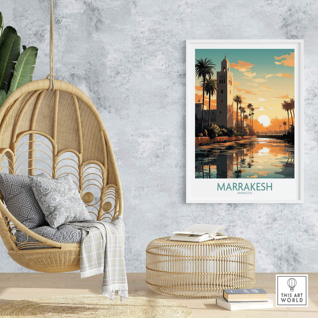 Marrakesh Wall Art part of our best collection or travel posters and prints - This Art World