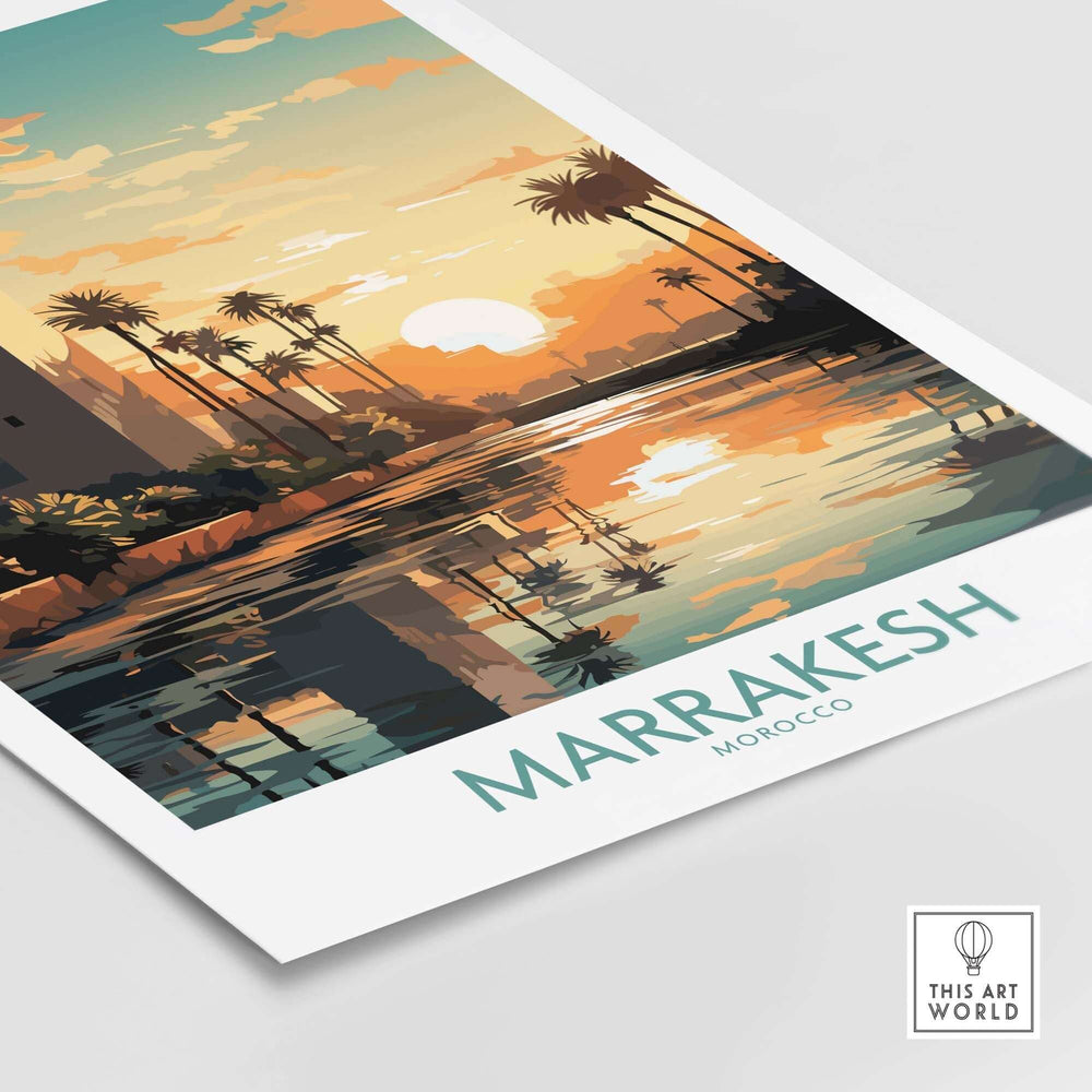 Marrakesh Wall Art part of our best collection or travel posters and prints - This Art World