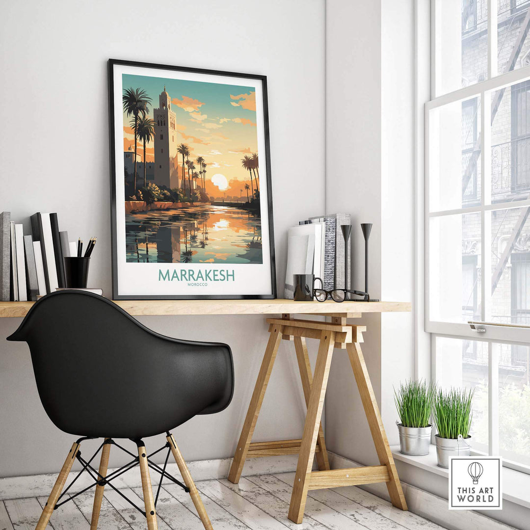 Marrakesh Wall Art part of our best collection or travel posters and prints - This Art World