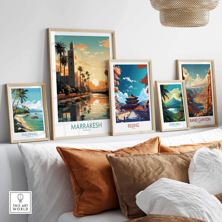 Marrakesh Wall Art part of our best collection or travel posters and prints - This Art World