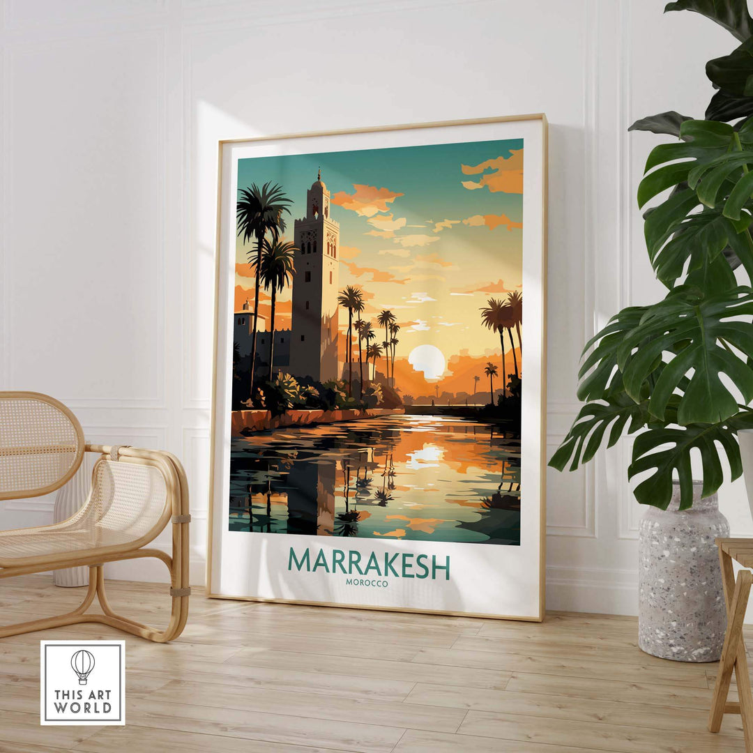 Marrakesh Wall Art part of our best collection or travel posters and prints - This Art World