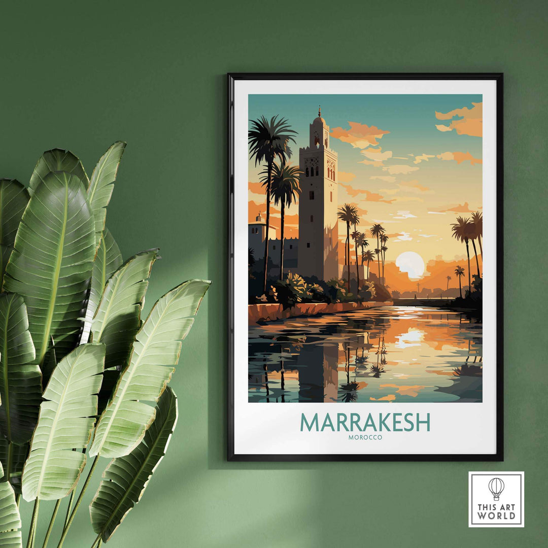 Marrakesh Wall Art part of our best collection or travel posters and prints - This Art World