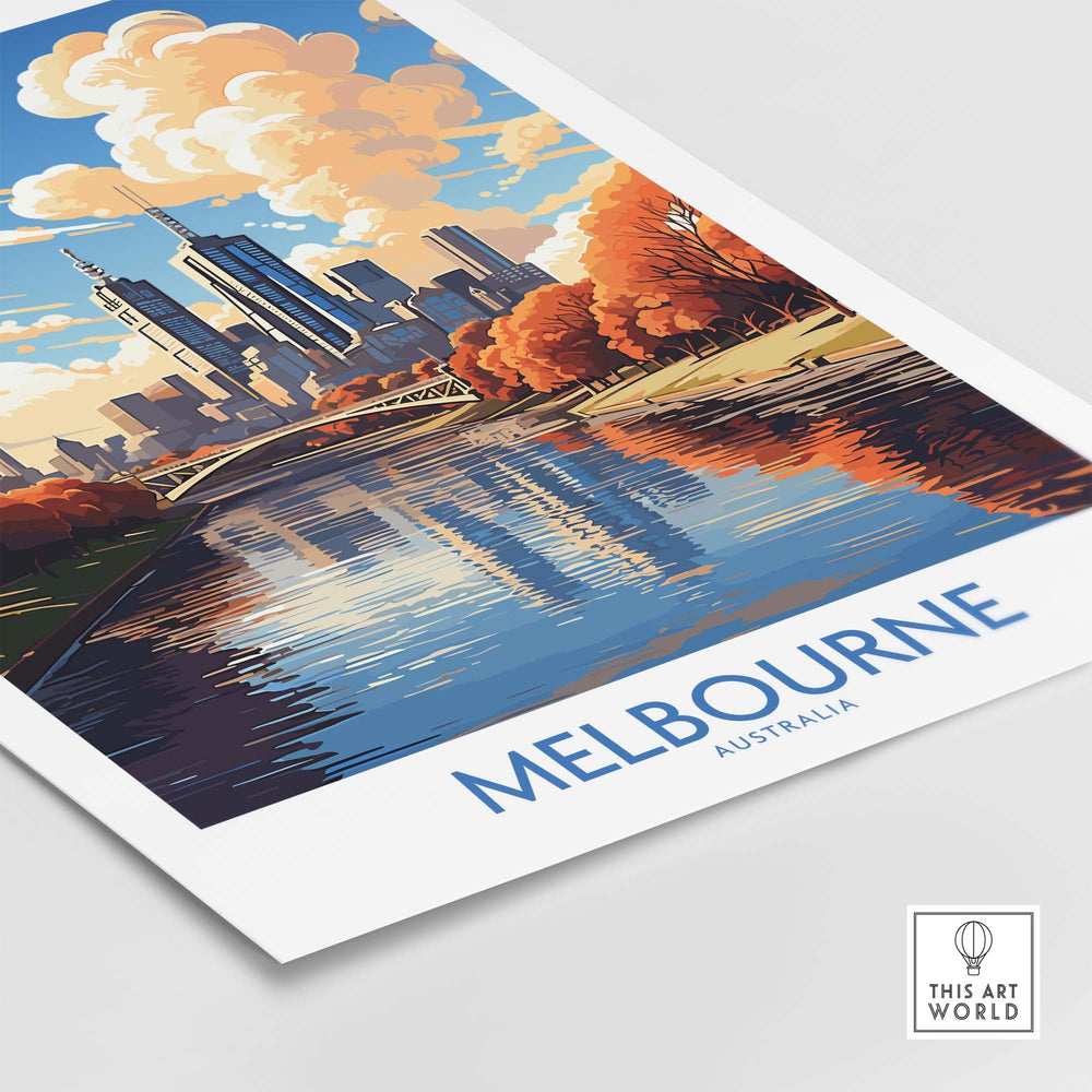 Melbourne Print Australia part of our best collection or travel posters and prints - This Art World