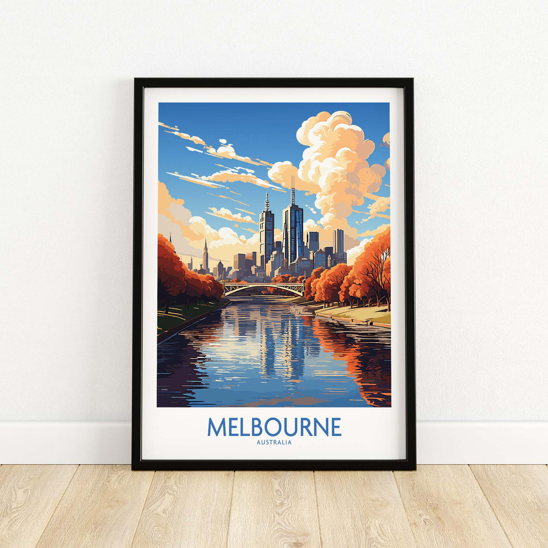 Melbourne Print Australia part of our best collection or travel posters and prints - This Art World