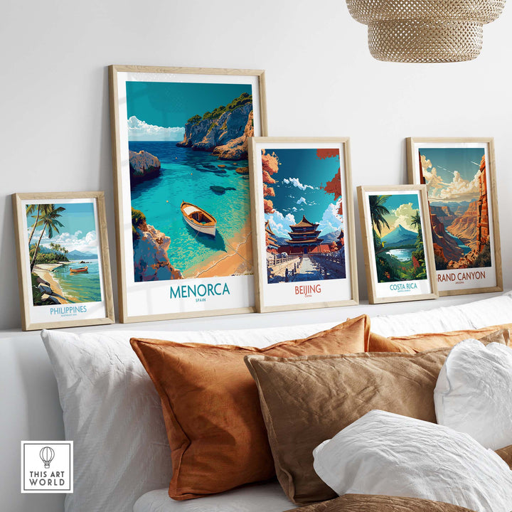 Menorca Wall Art part of our best collection or travel posters and prints - This Art World