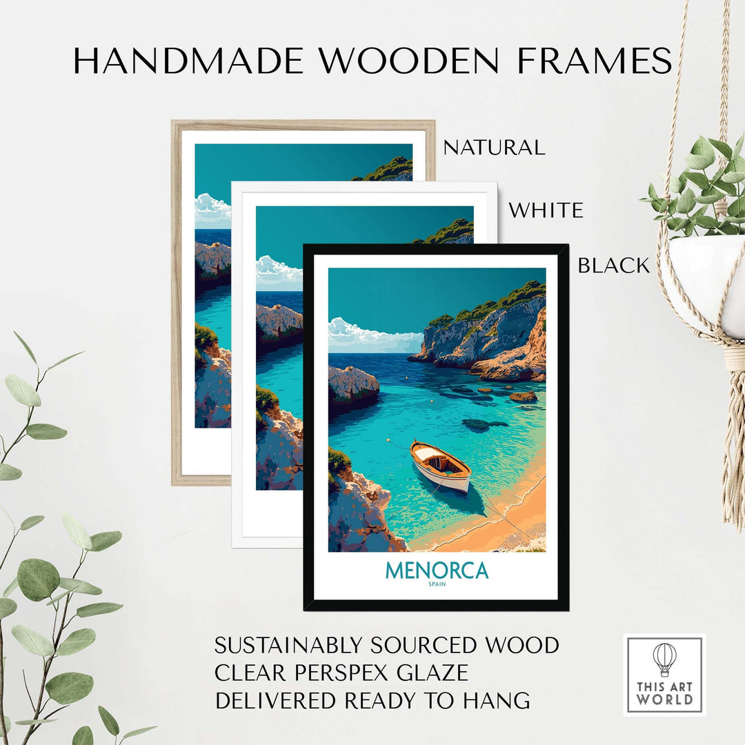 Menorca Wall Art part of our best collection or travel posters and prints - This Art World