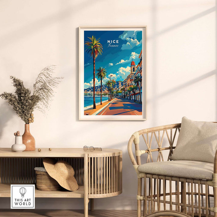 Nice Travel Print - France