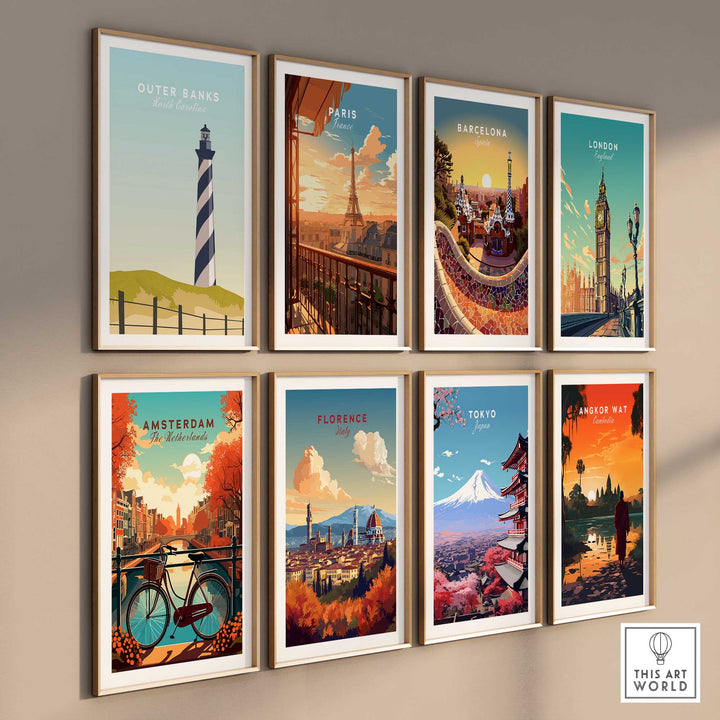 Outer Banks Minimalist Poster-This Art World