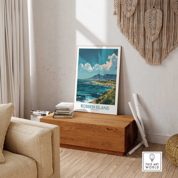 Robben Island Travel Poster South Africa-This Art World
