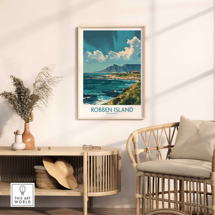 Robben Island Travel Poster South Africa-This Art World