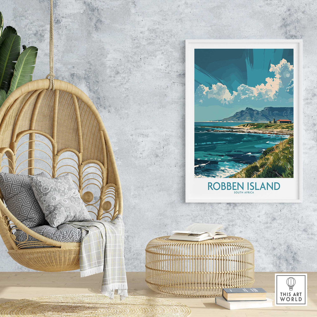 Robben Island Travel Poster South Africa-This Art World