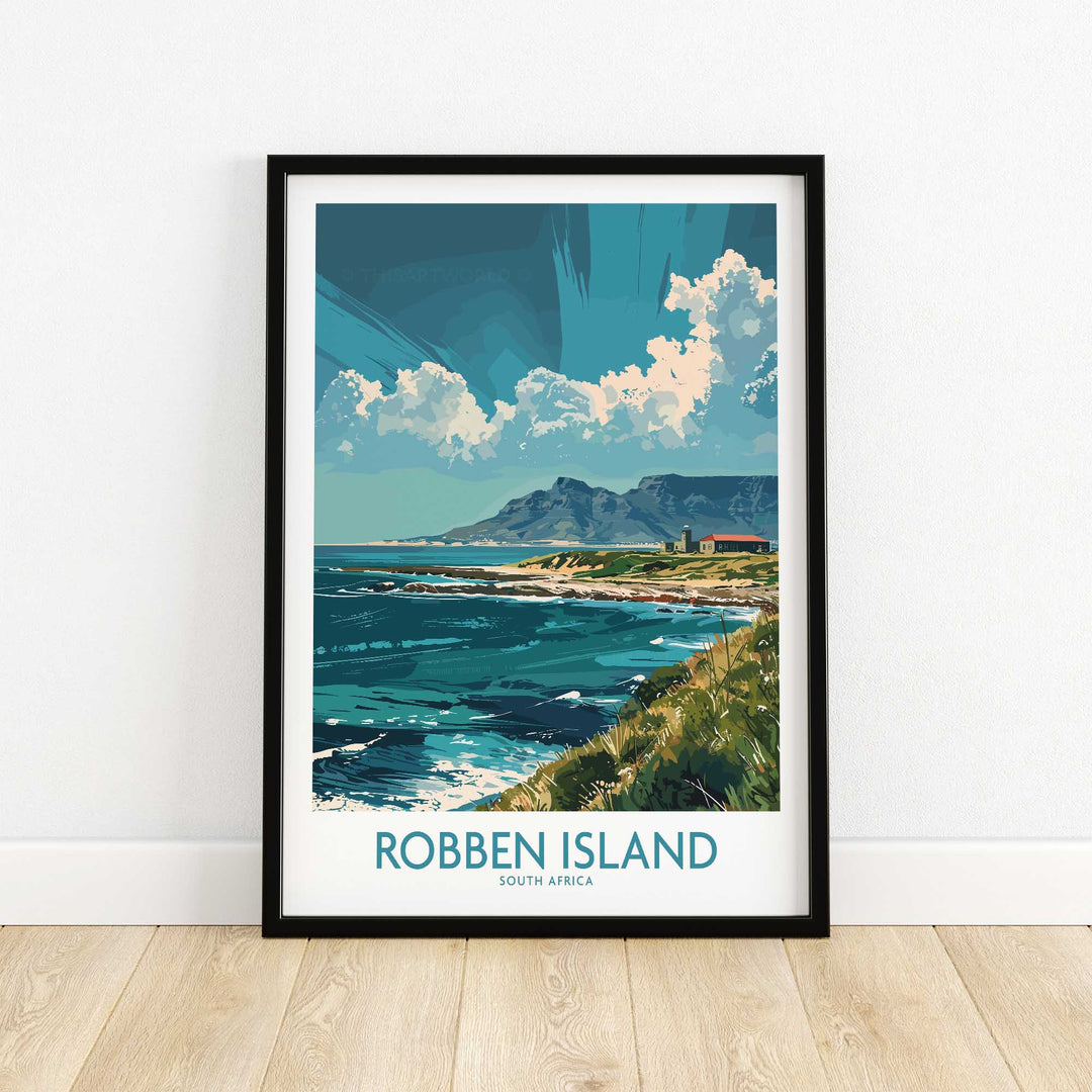 Robben Island Travel Poster South Africa-This Art World