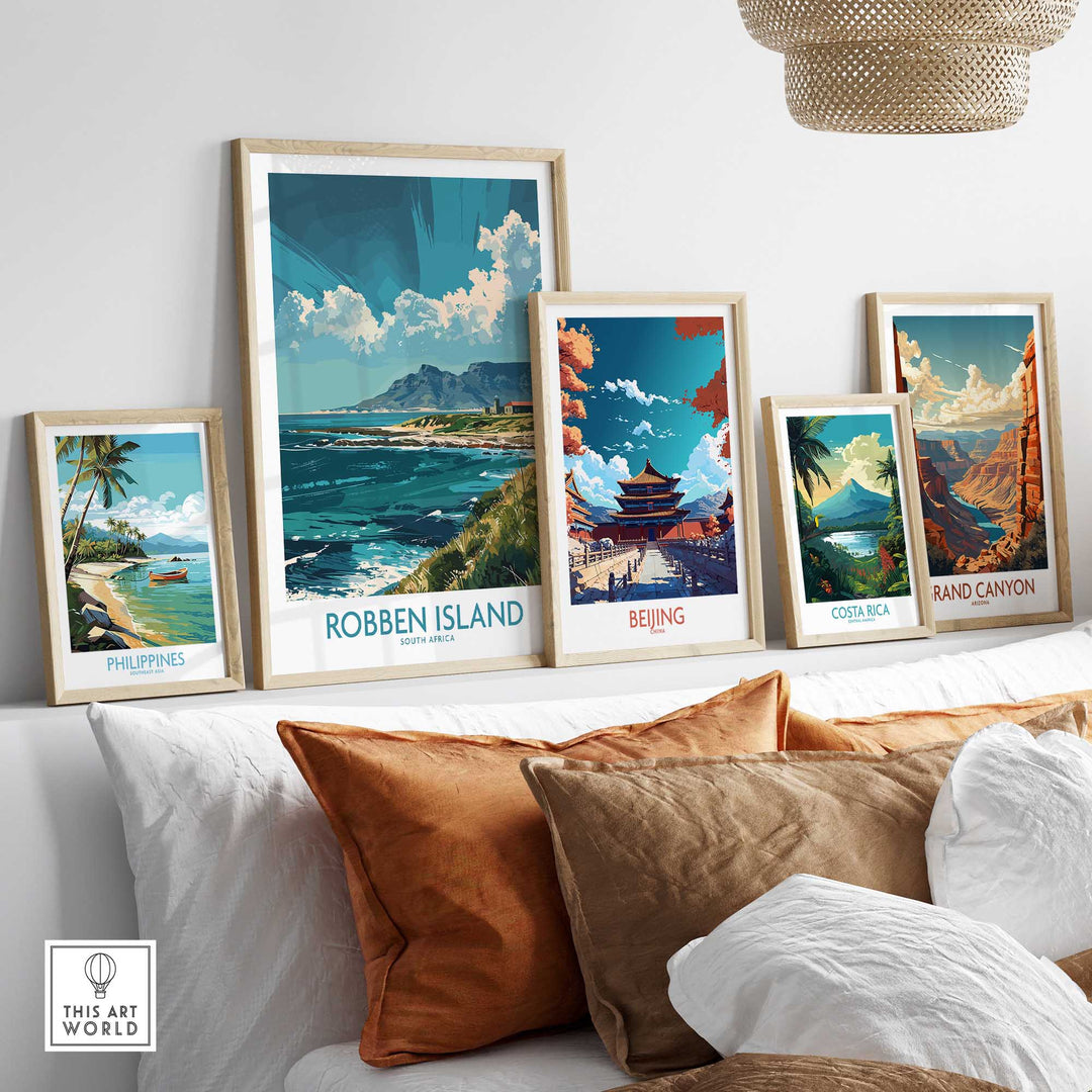 Robben Island Travel Poster South Africa-This Art World