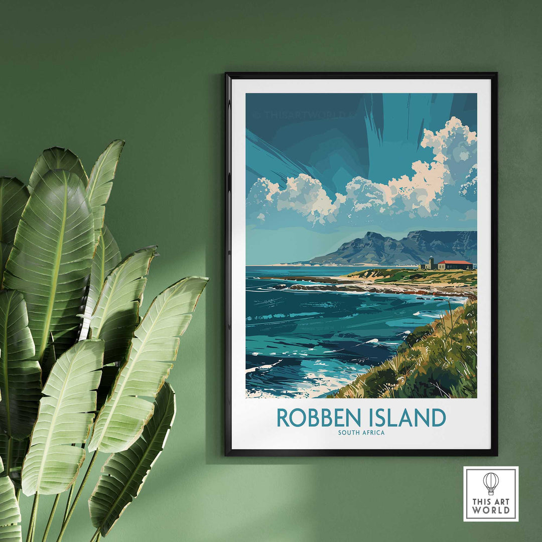 Robben Island Travel Poster South Africa-This Art World