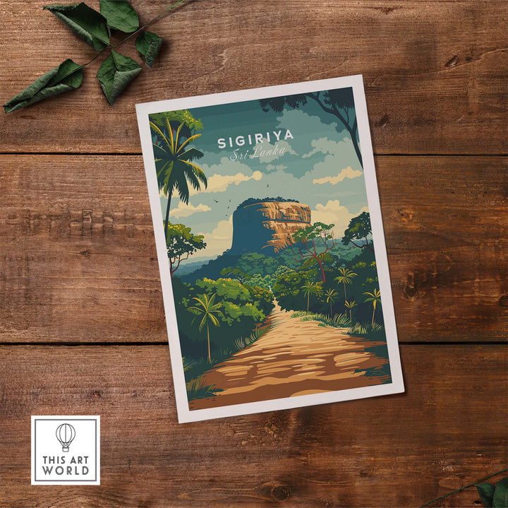 Sigiriya Poster Sri Lanka-This Art World