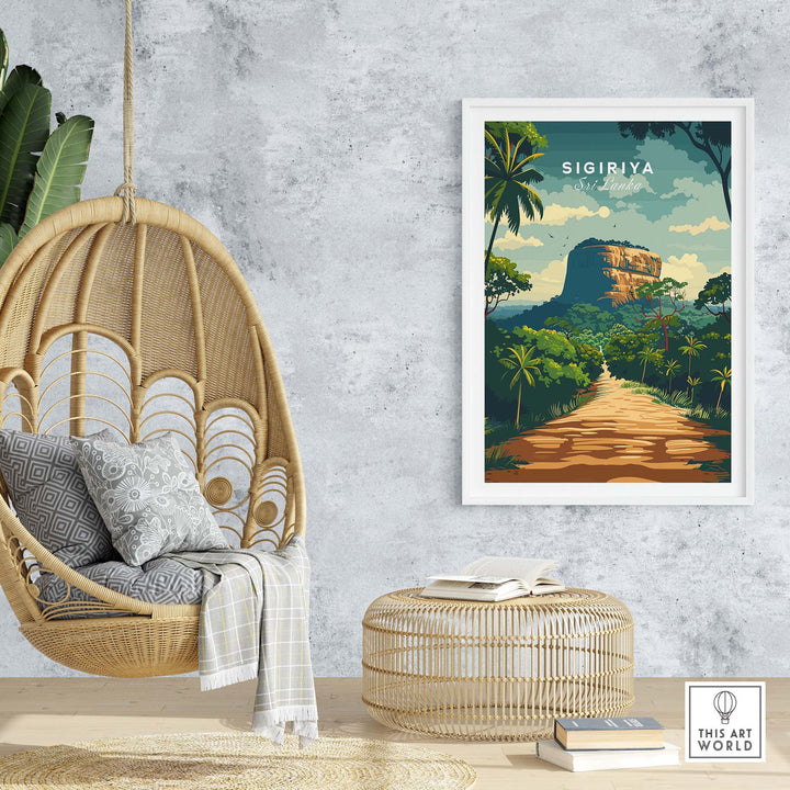 Sigiriya Poster Sri Lanka-This Art World