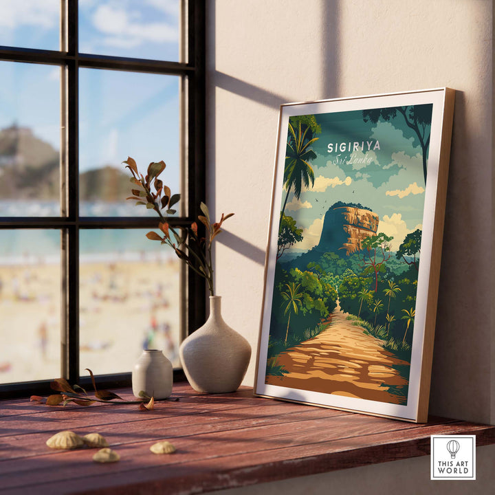 Sigiriya Poster Sri Lanka-This Art World
