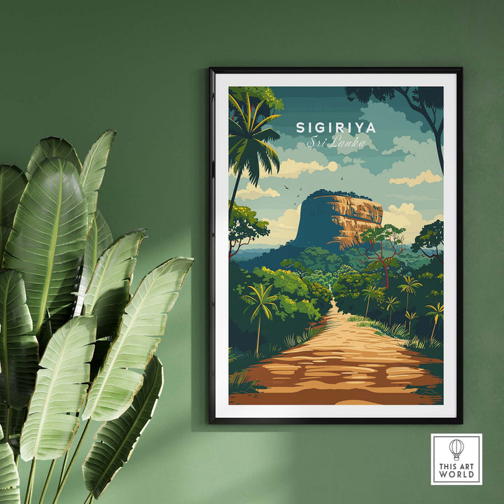 Sigiriya Poster Sri Lanka-This Art World