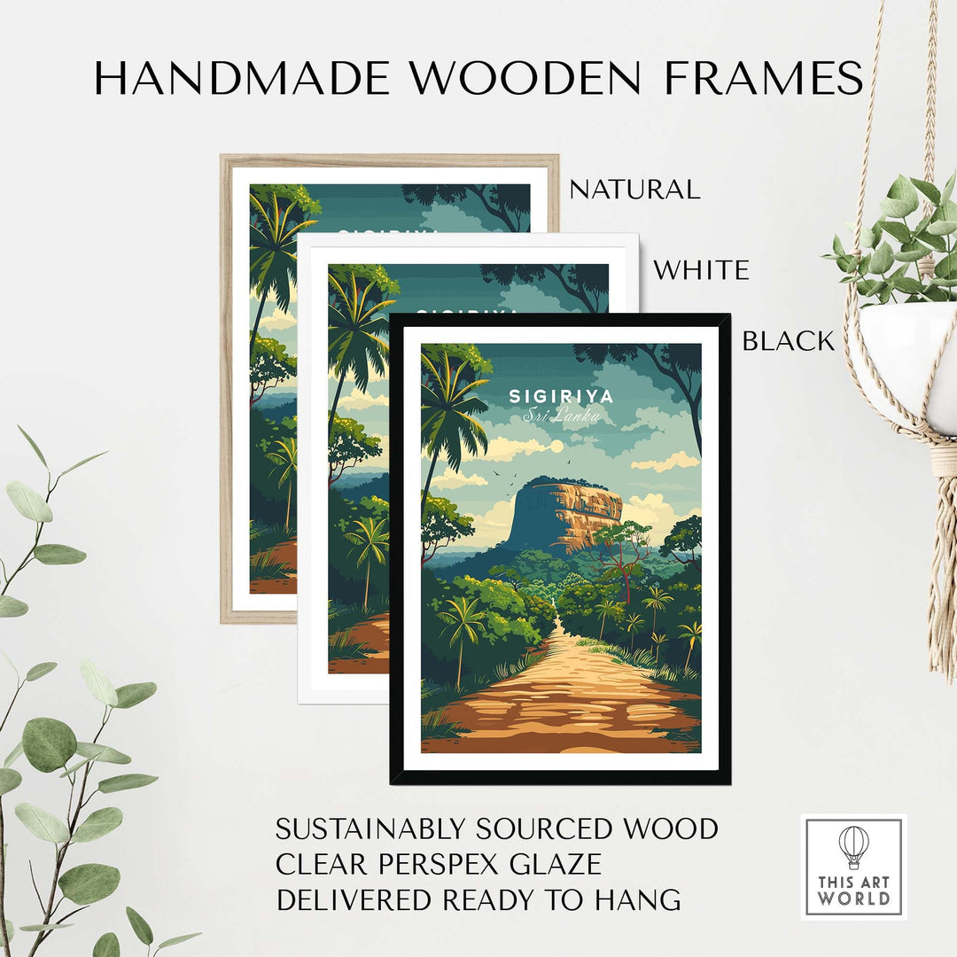 Sigiriya Poster Sri Lanka-This Art World