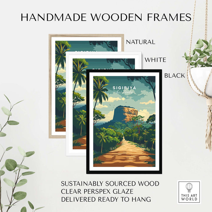 Sigiriya Poster Sri Lanka-This Art World