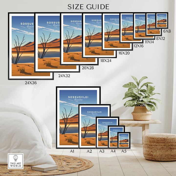 Sossusvlei Namibia Wall Art-This Art World