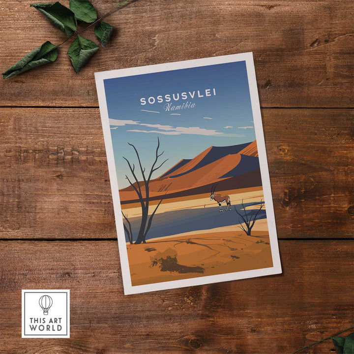 Sossusvlei Namibia Wall Art-This Art World