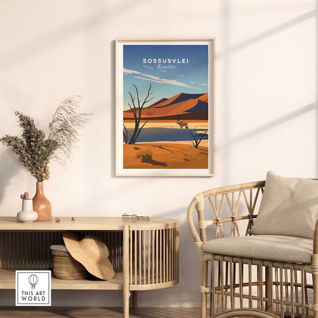 Sossusvlei Namibia Wall Art-This Art World