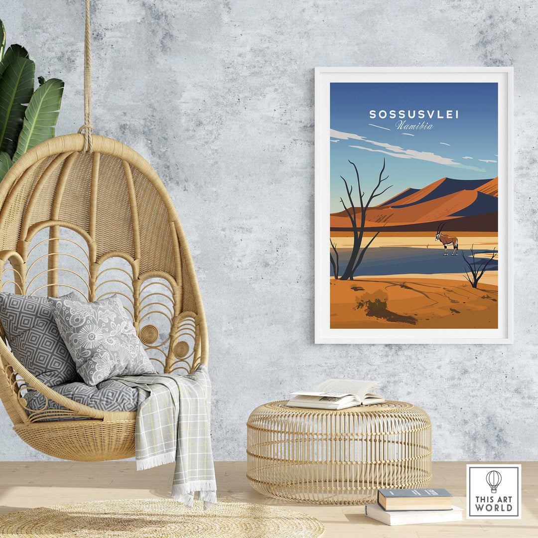 Sossusvlei Namibia Wall Art-This Art World