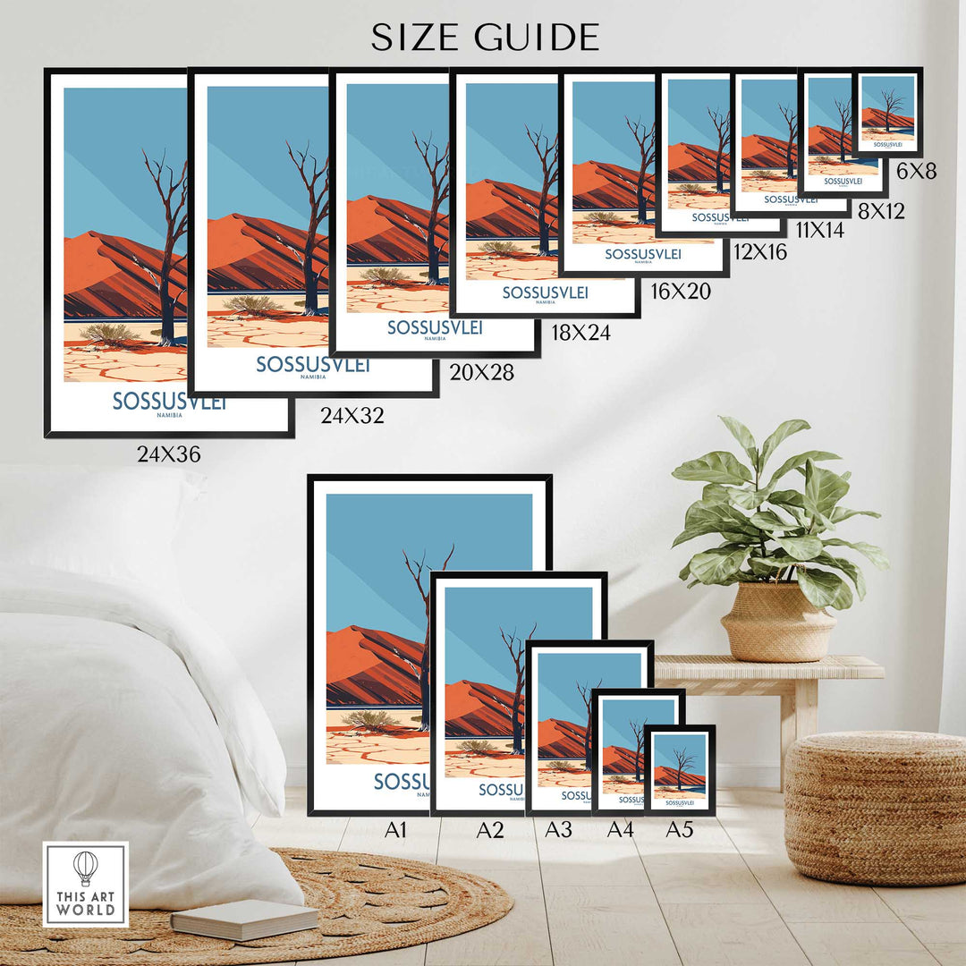 Sossusvlei Travel Poster-This Art World