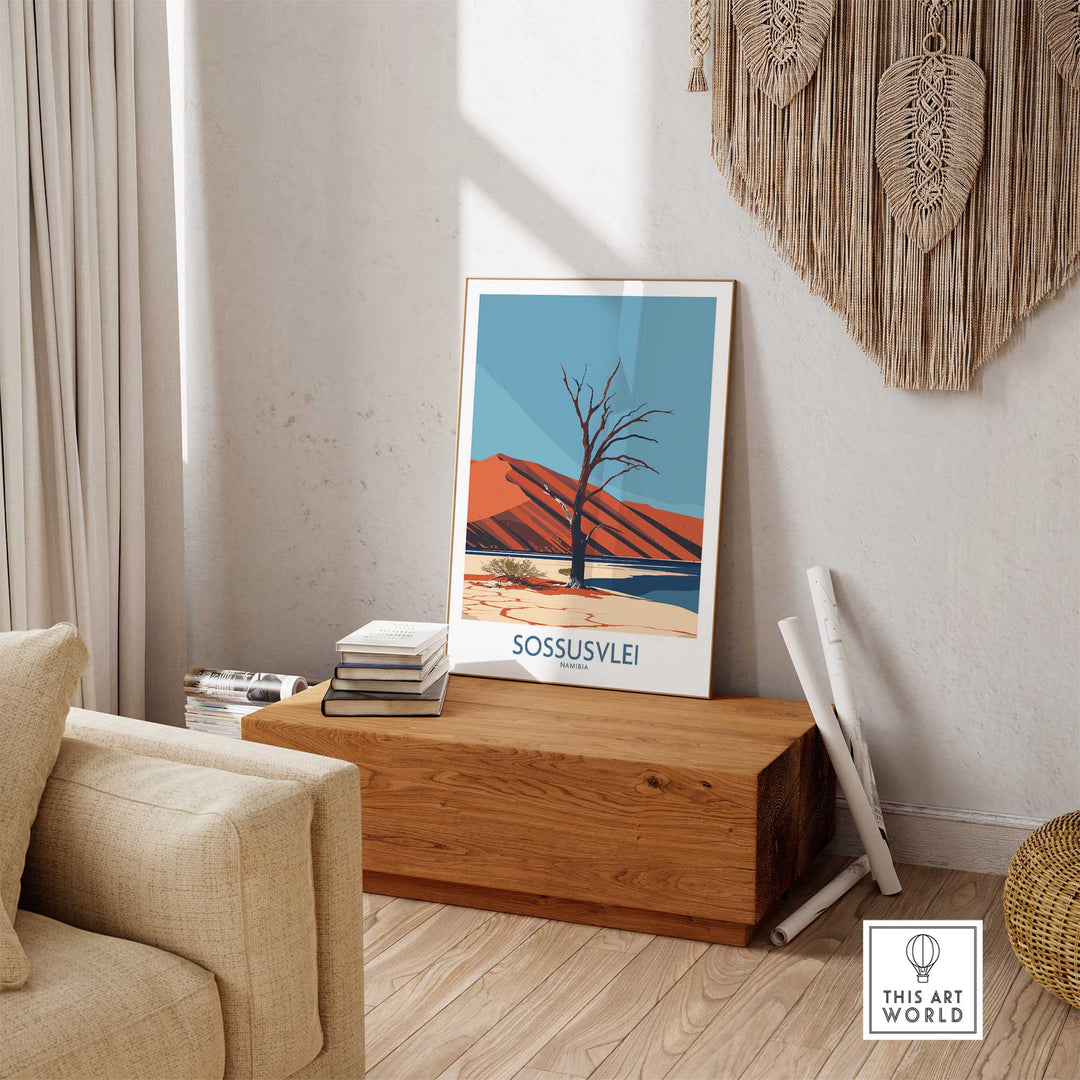 Sossusvlei Travel Poster-This Art World