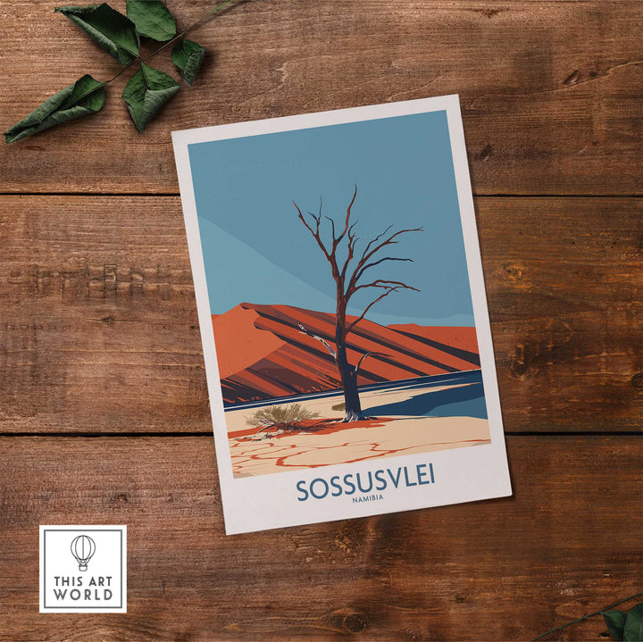 Sossusvlei Travel Poster-This Art World
