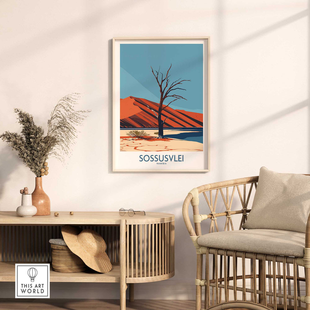 Sossusvlei Travel Poster-This Art World
