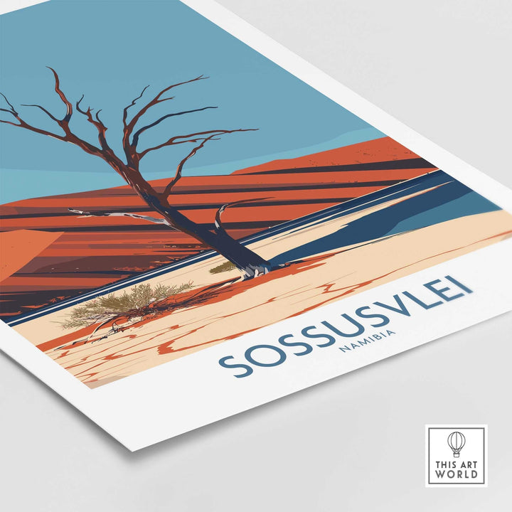 Sossusvlei Travel Poster-This Art World