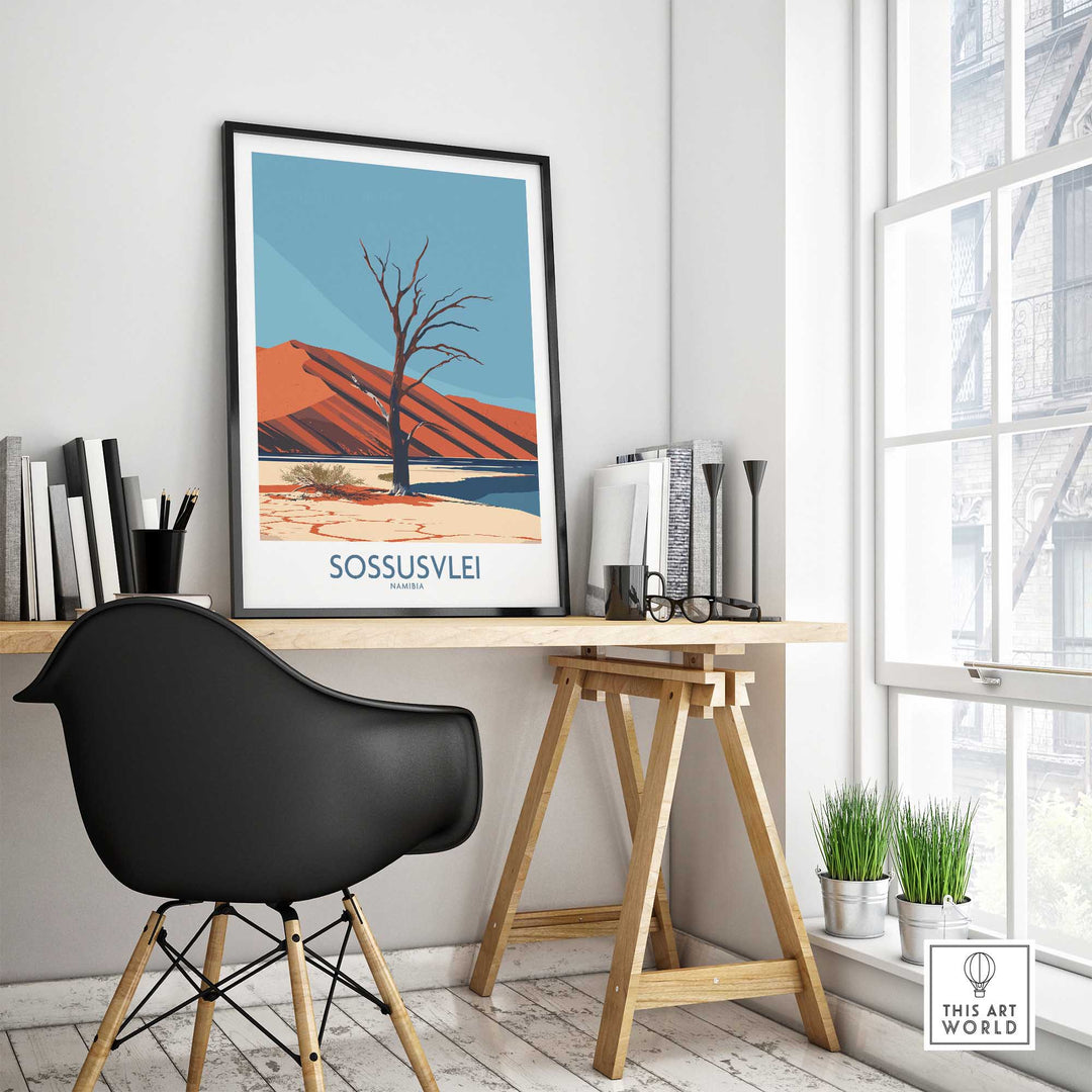 Sossusvlei Travel Poster-This Art World