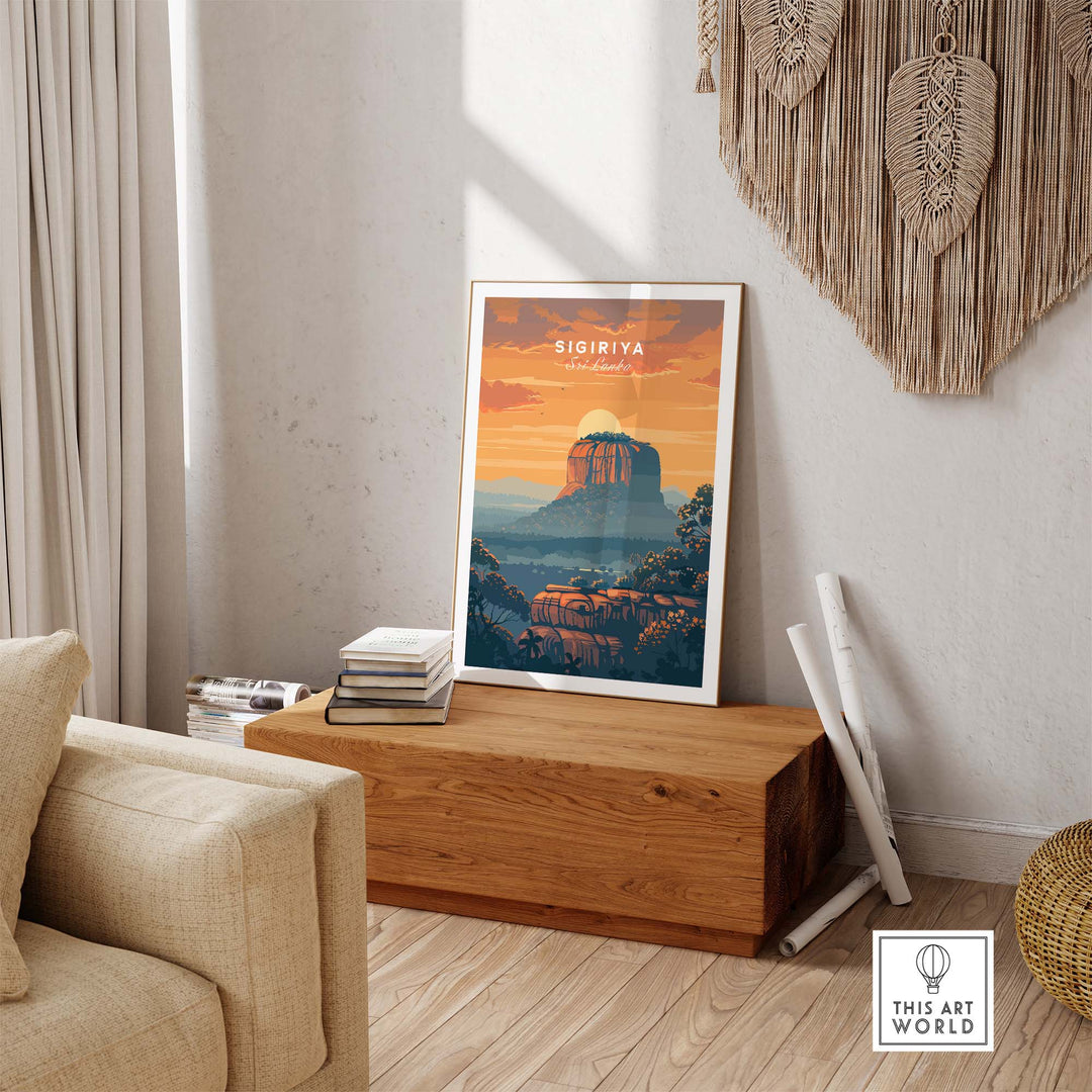 Sri Lanka Sigiriya Poster-This Art World